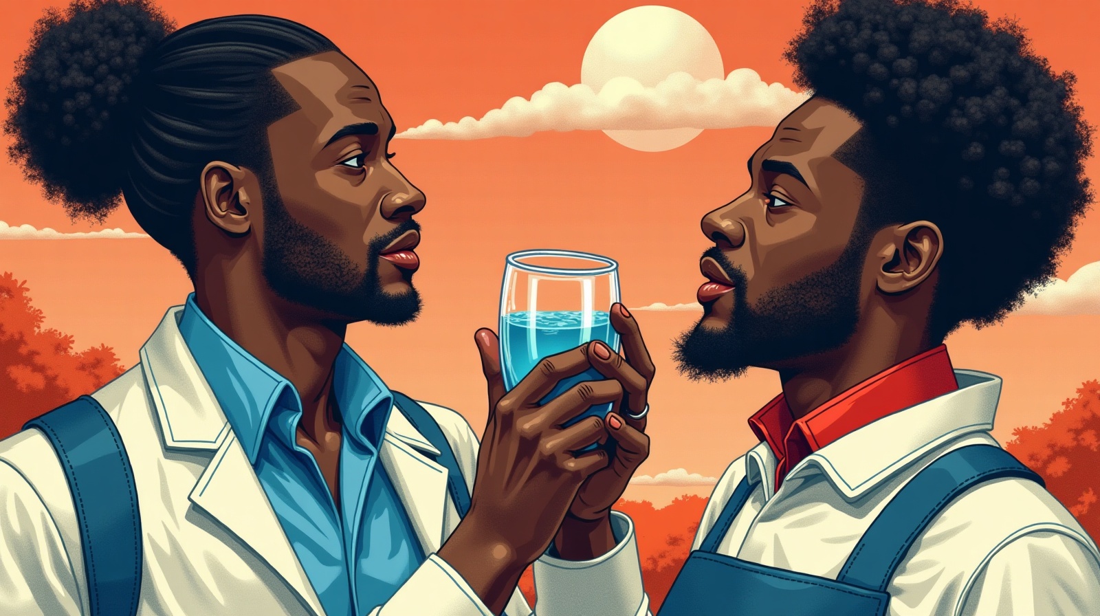 Editorial illustration: Spaceflight could change how astronauts swallow.